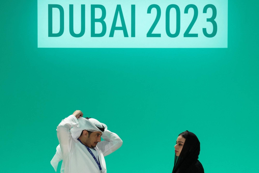 Proposed COP28 climate deal hints at looming end to fossil fuel era