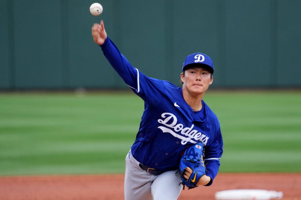 Yoshinobu Yamamoto dazzles in spring training debut with Dodgers - The  Japan Times