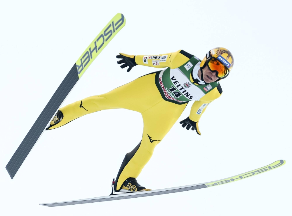 Kasai, ski jumper, achieves his first World Cup point in five seasons while competing overseas.