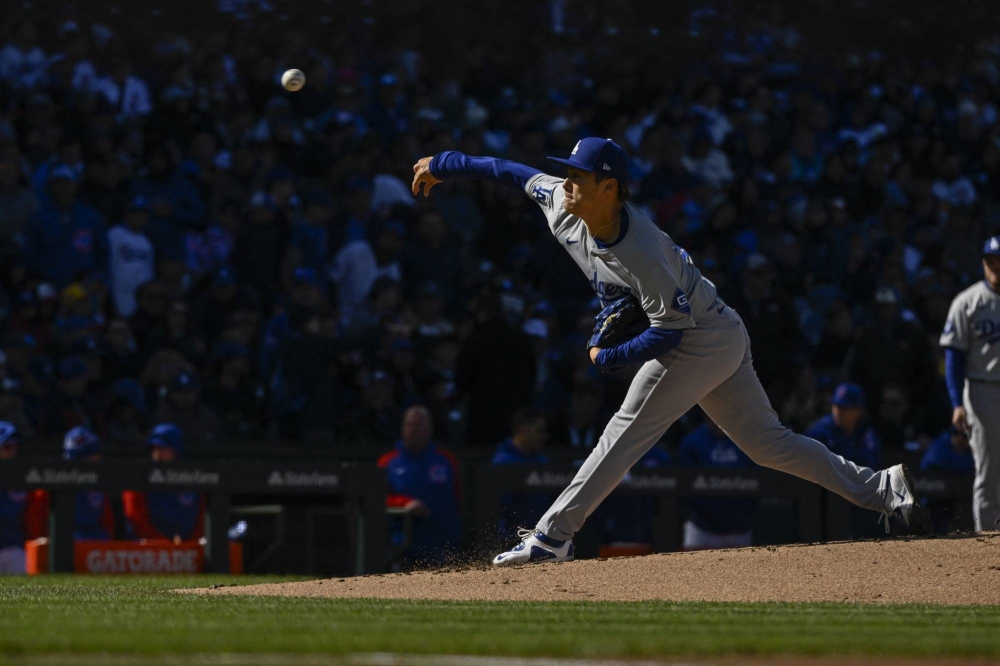 Yoshinobu Yamamoto gets first major league victory in Dodgers' 4-1 win over  Cubs