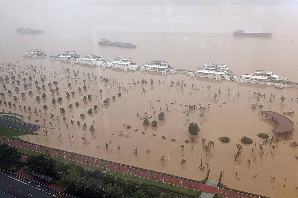 China’s manufacturing heartland inundated by unexpected floods