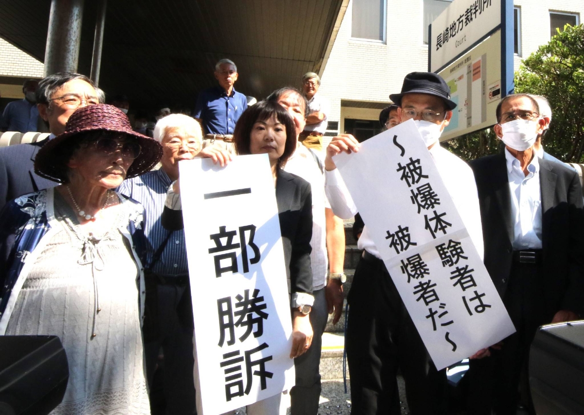 Nagasaki court recognizes some plaintiffs as A-Bomb victims