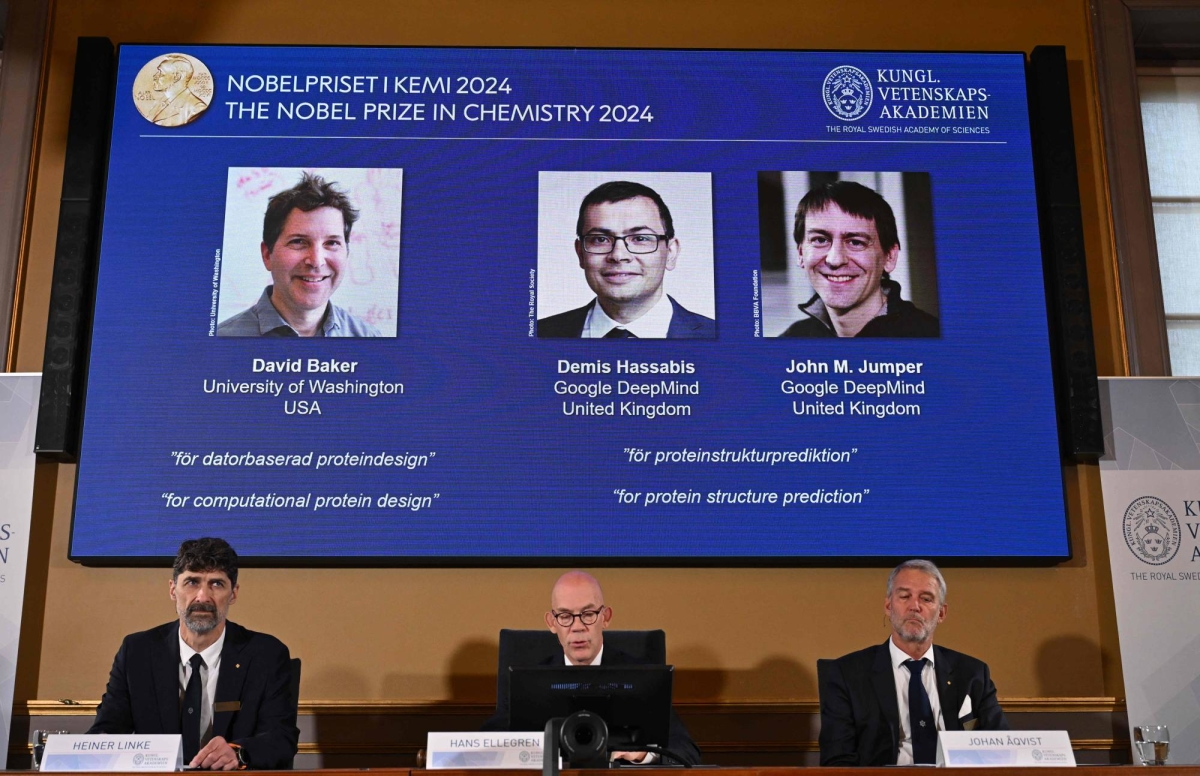 Trio of scientists win chemistry Nobel for work on the structure of
