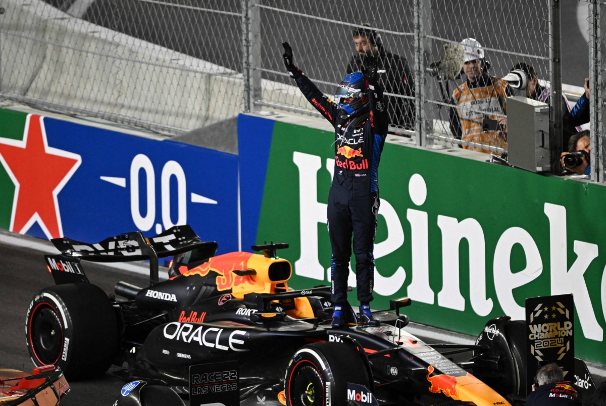  Max Verstappen takes his fourth consecutive F1 title in Las Vegas 