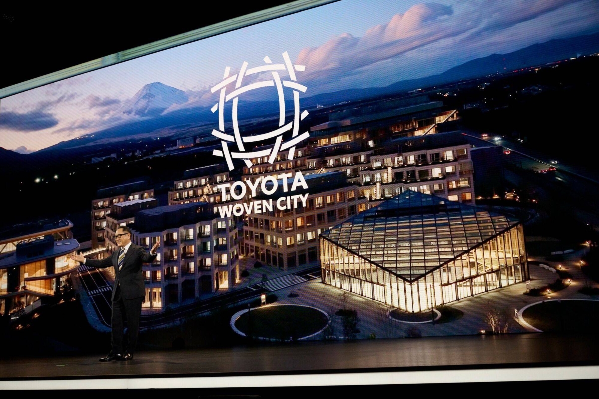 Toyota to open futuristic city near Mount Fuji this year.