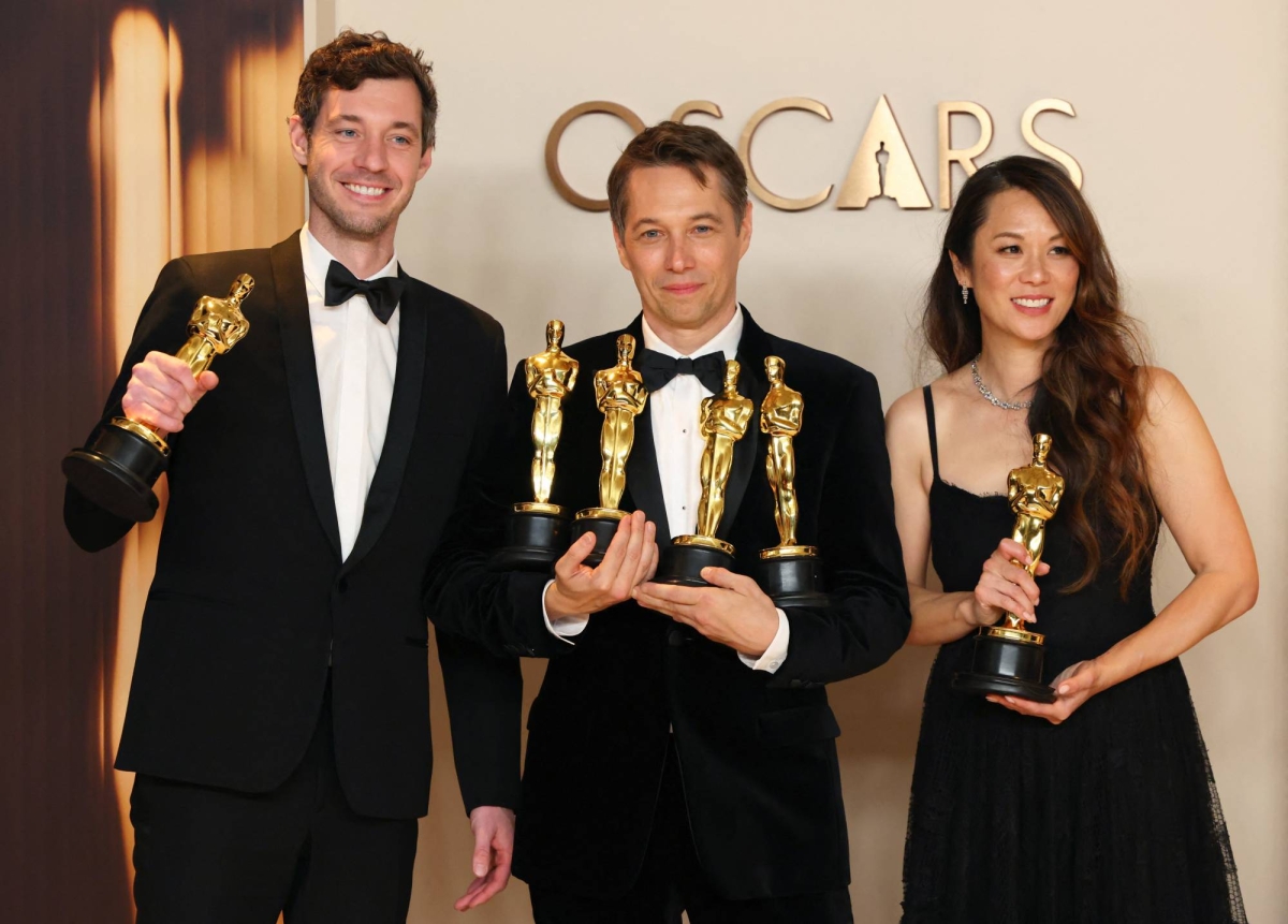 Small-budget sex worker romp 'Anora' triumphs at Oscars