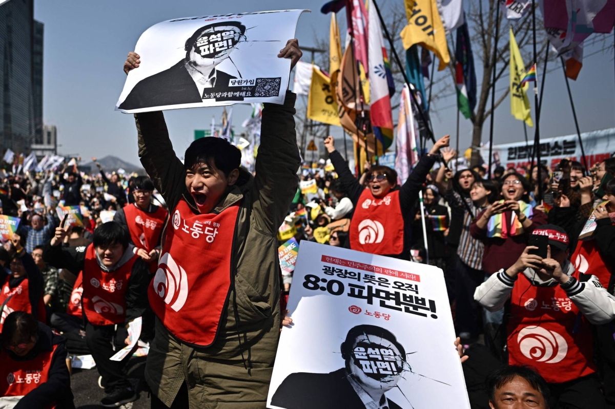 South Korea upholds Yoon impeachment, prompting snap election within 60 days