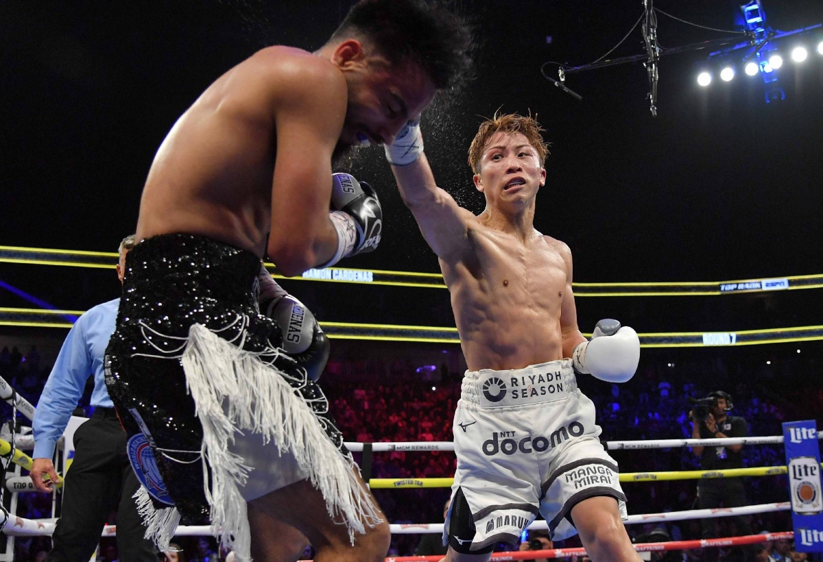 'Monster' Inoue survives rare knockdown to stop Cardenas in eighth