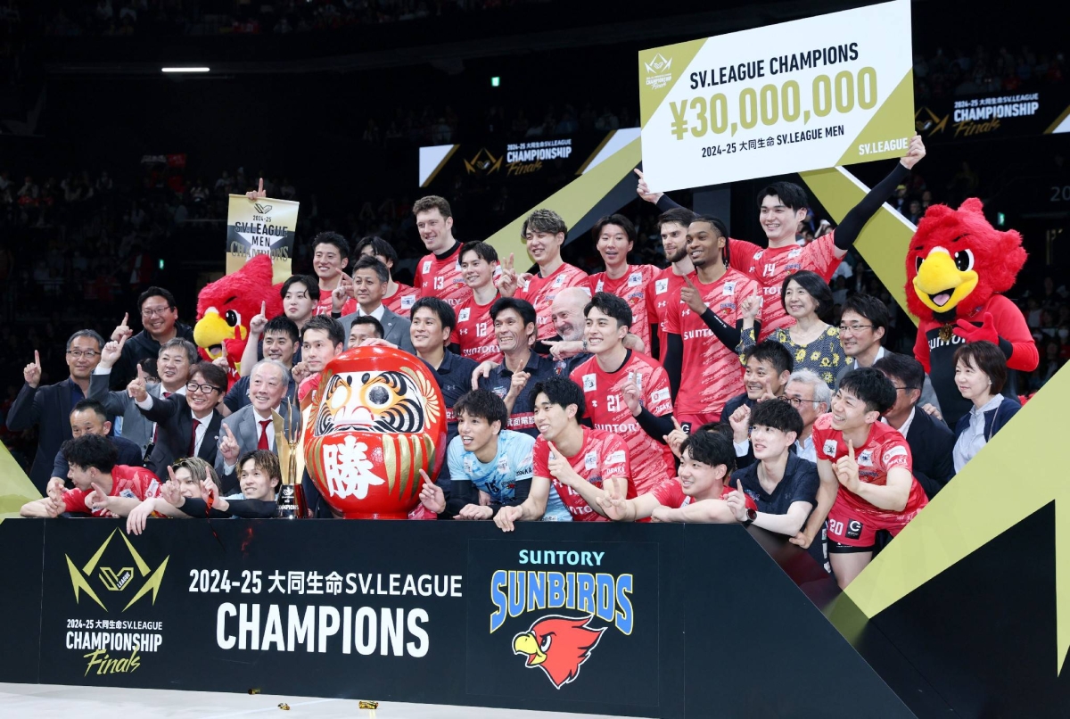  Sunbirds and Marvelous each secure titles for Osaka in inaugural SV. League 
