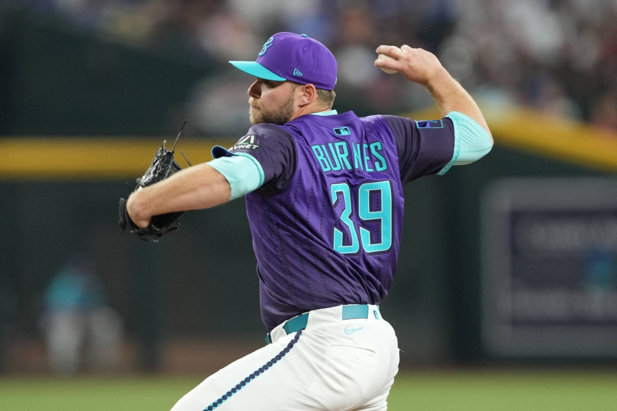 Diamondbacks Corbin Burnes silences Dodgers with seven scoreless 