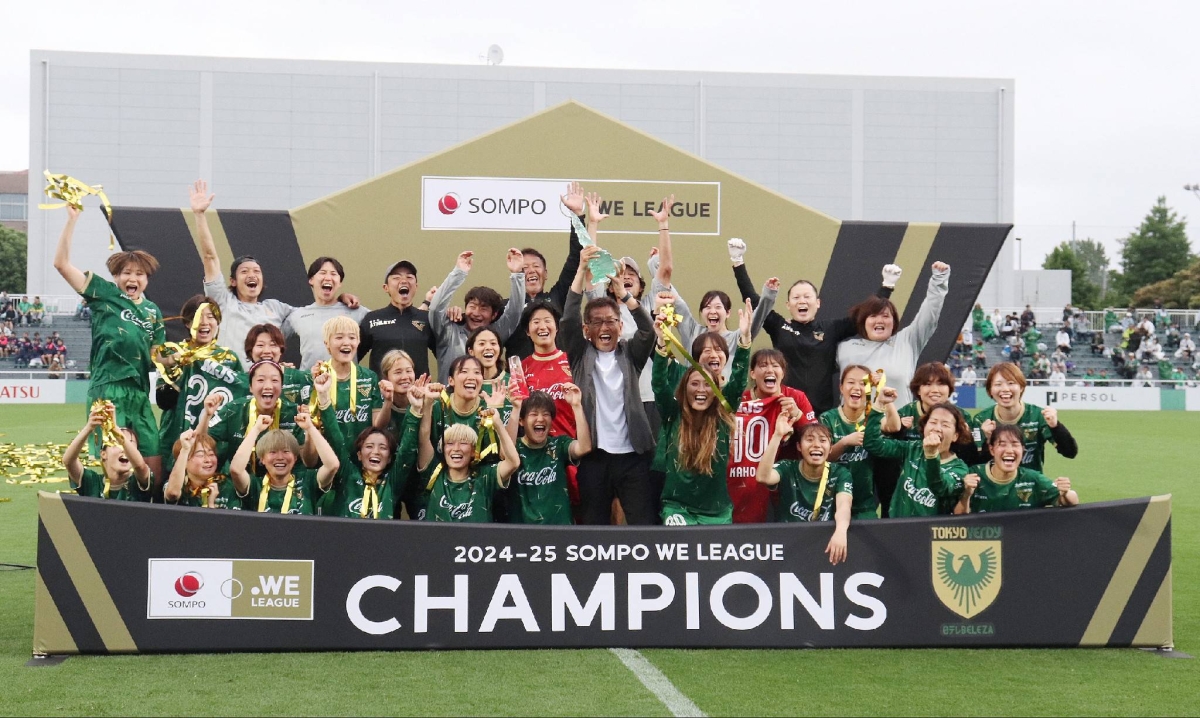 Tokyo Verdy Beleza hope to stay at the top after long-awaited WE League triumph