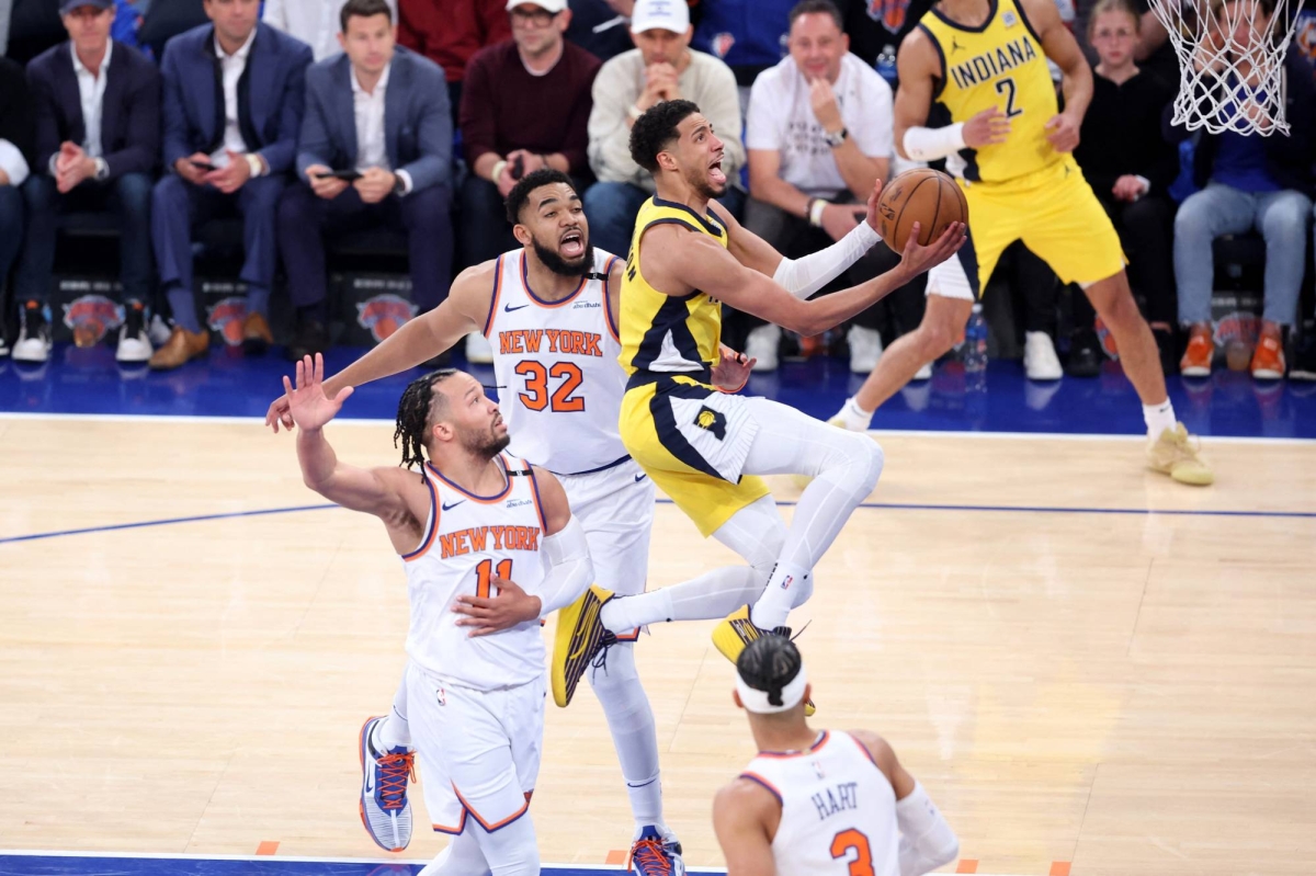 Pacers stun Knicks in Game 1 of Eastern Conference finals