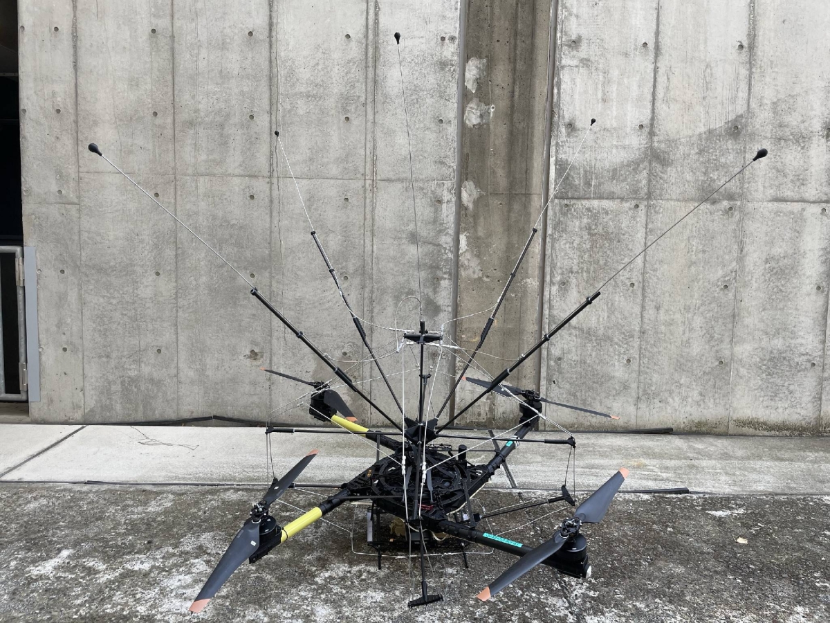 NTT develops world's first 'flying lightning rod' using drones