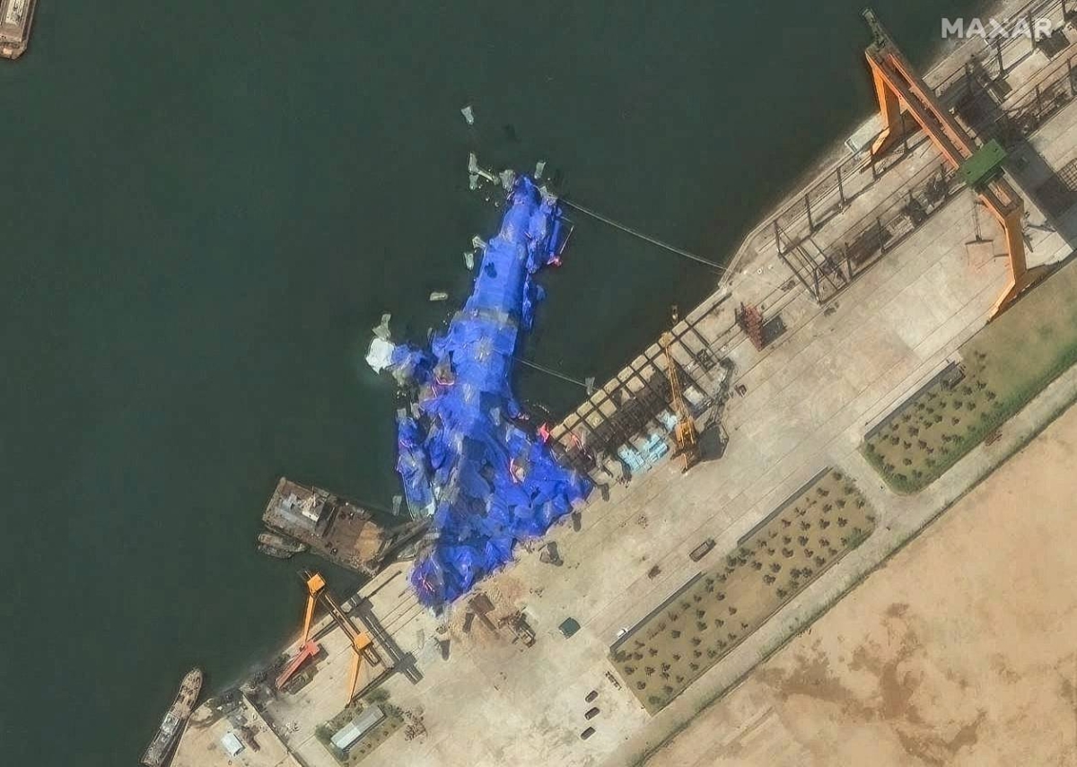 Three detained and blamed for North Korean warship accident