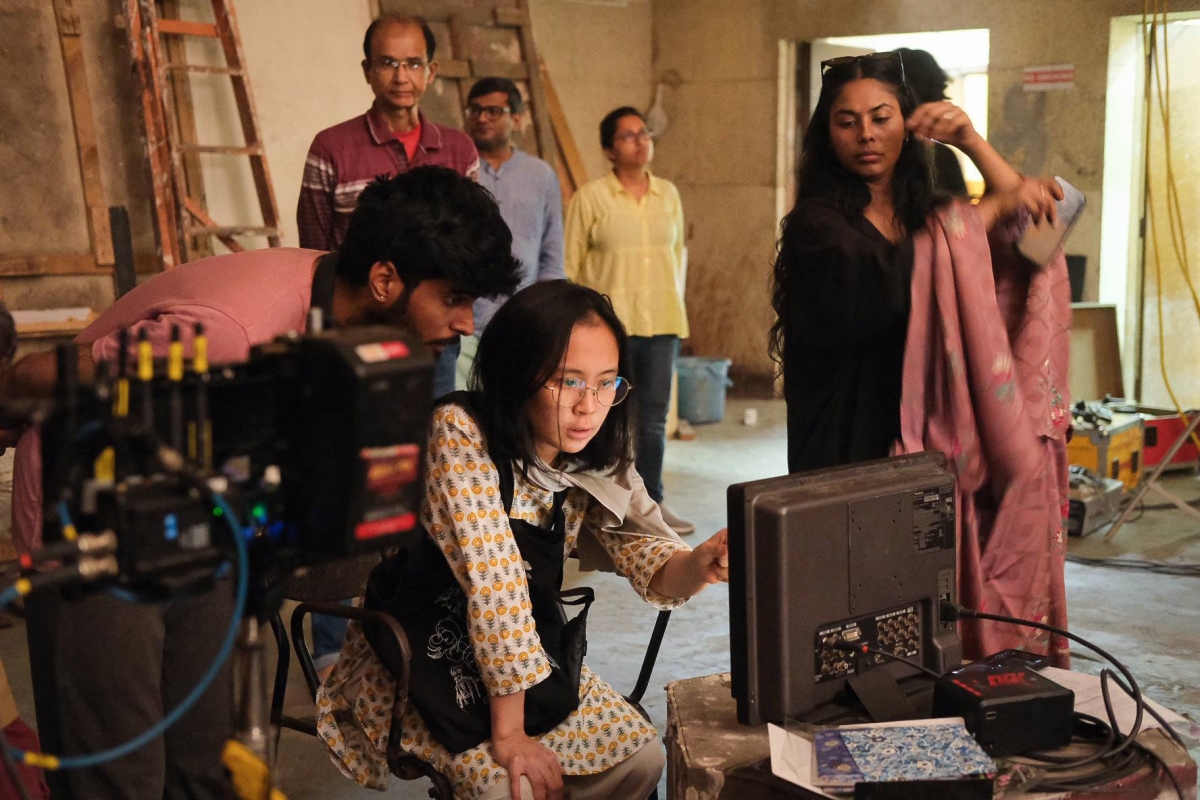  Japanese student in India reflects on her grandfather while filming World War II movie 