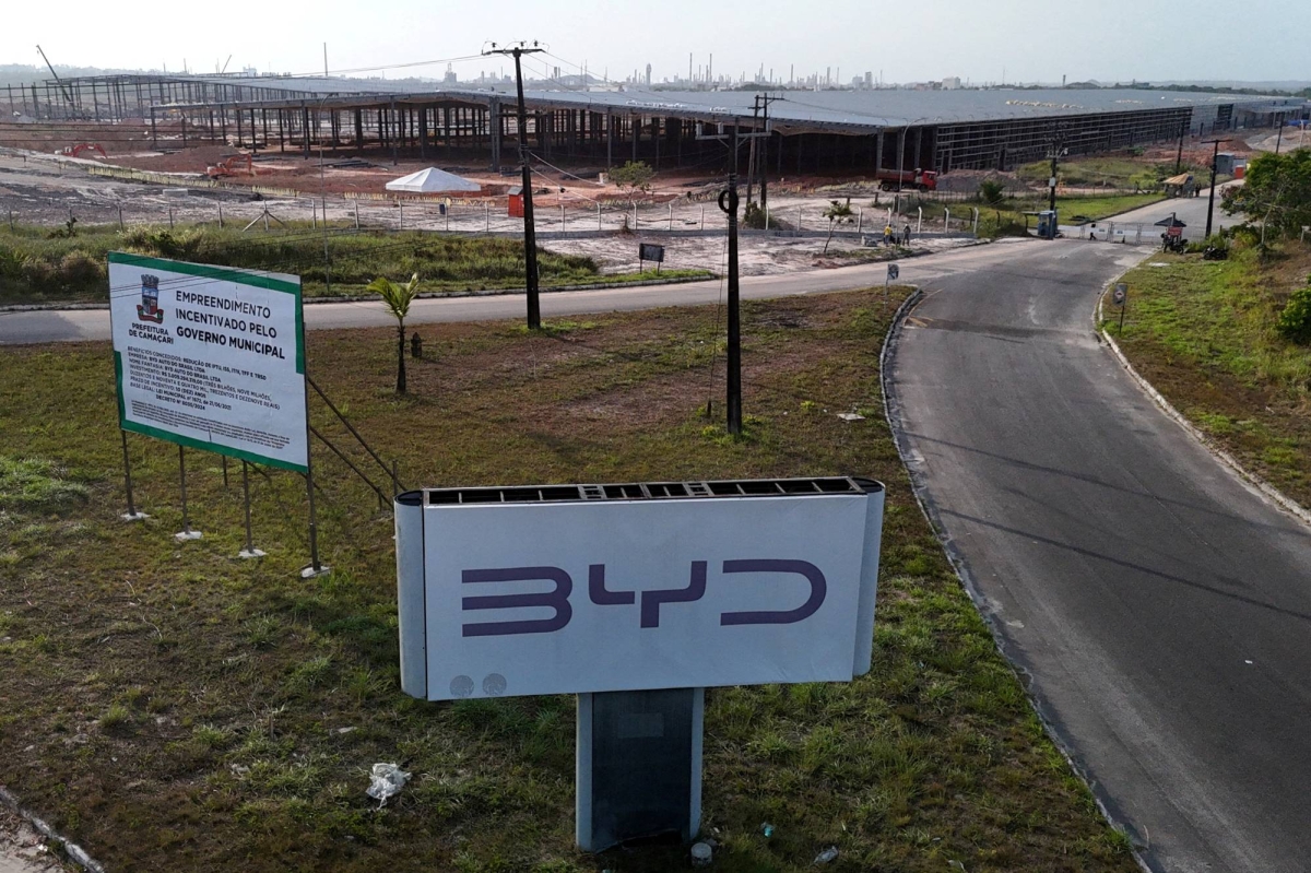  Brazil sues EV giant BYD over ‘slavery’ conditions at plant 