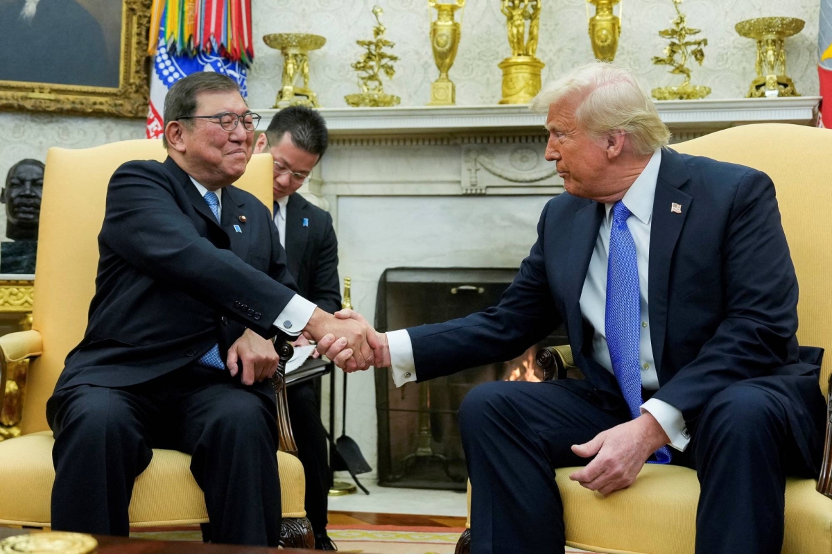  Ishiba eyes trade meeting around Trumps birthday before G7 meet, report says 