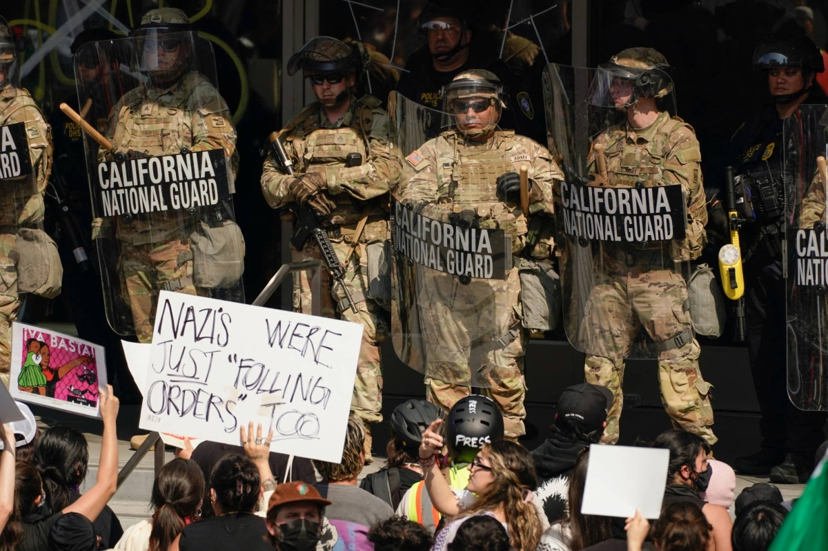 U.S. deploys Marines to Los Angeles as Trump backs arrest of California governor