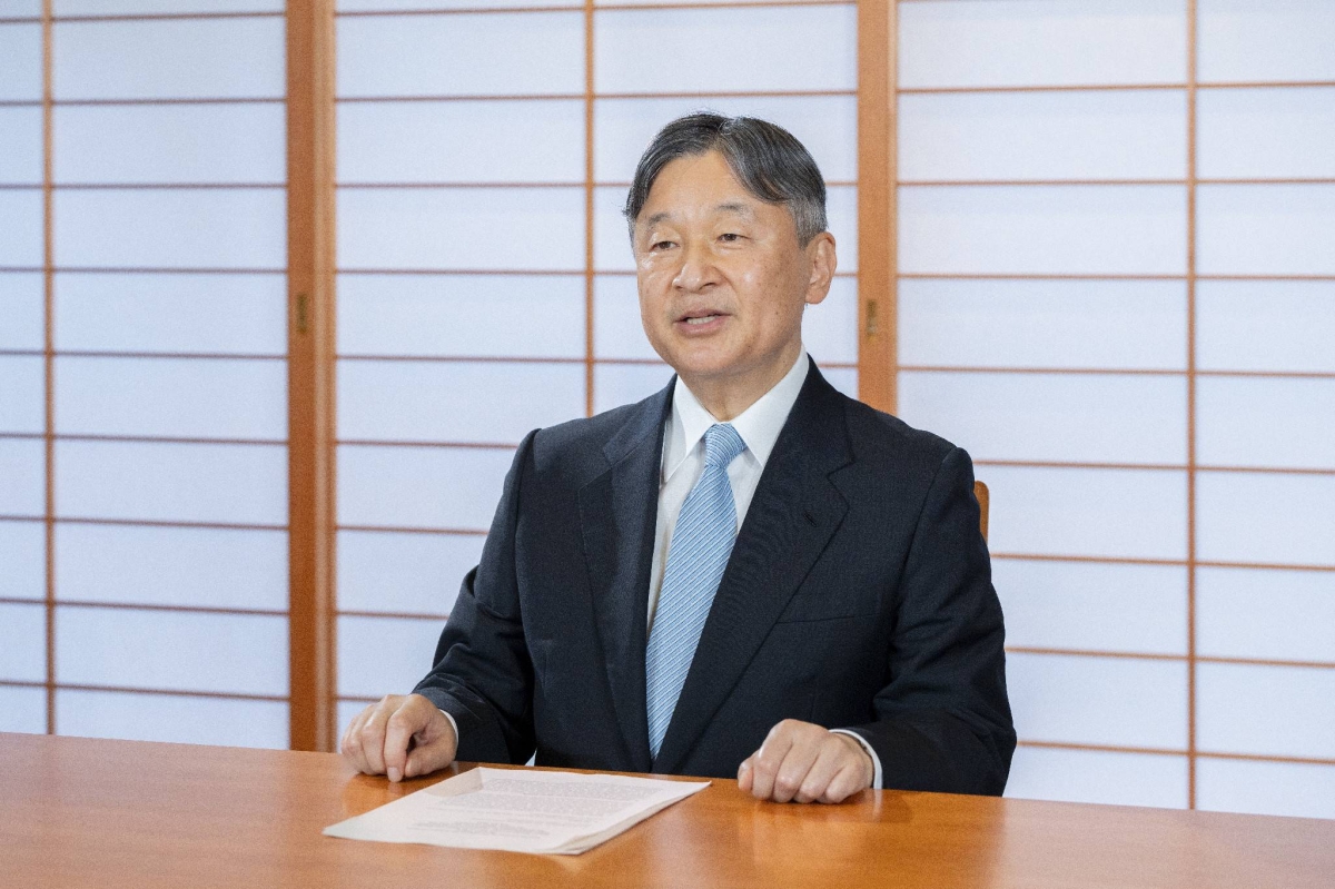  Emperor gives video speech at U.N. event on water and disasters 