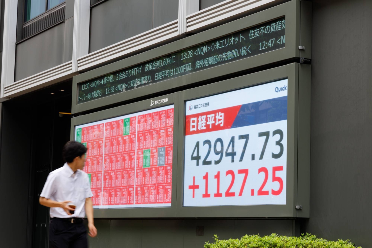 Japan's Nikkei 225 hits record high on tariff and rate optimism
