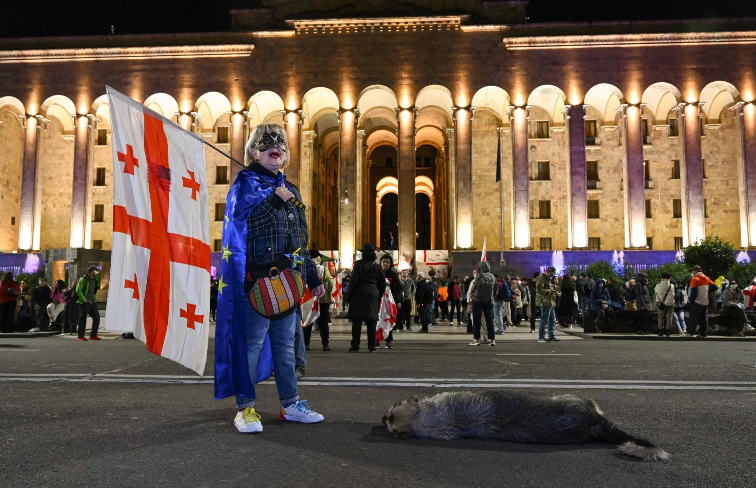 After a year of rallies and no revolution, Georgia's protesters still defiant