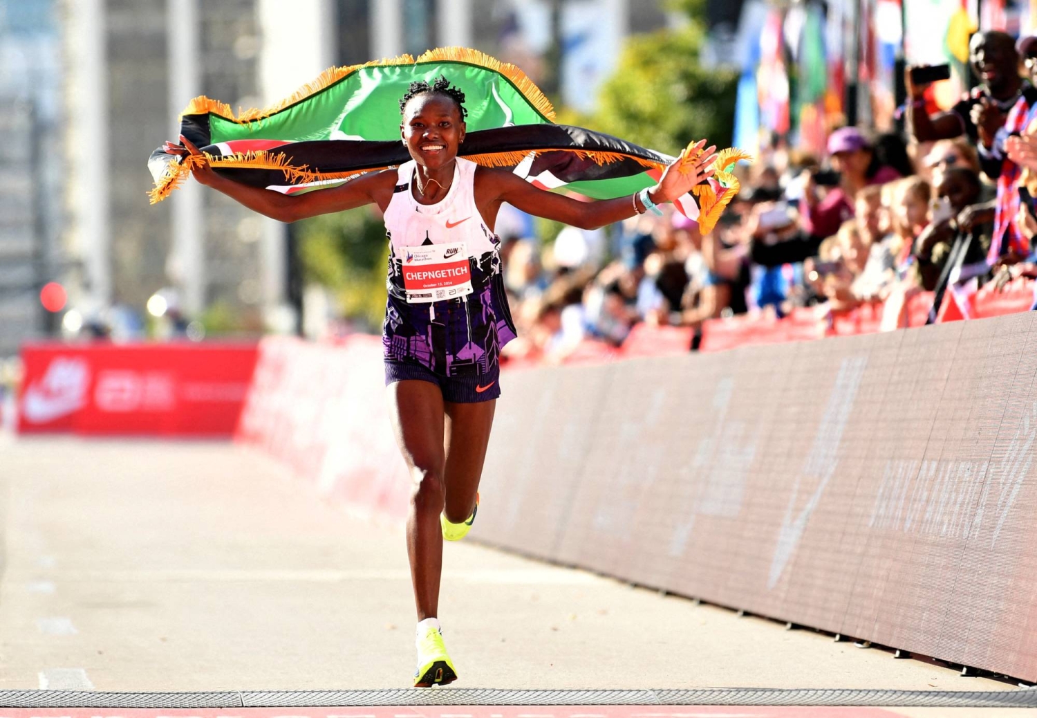 Chepngetich retains women's marathon world record despite three-year ban