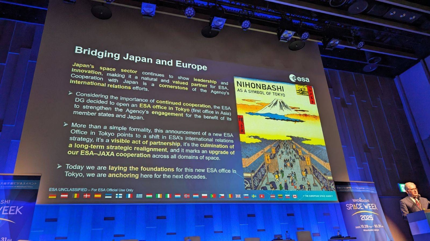 European Space Agency opens first Asia office in Tokyo