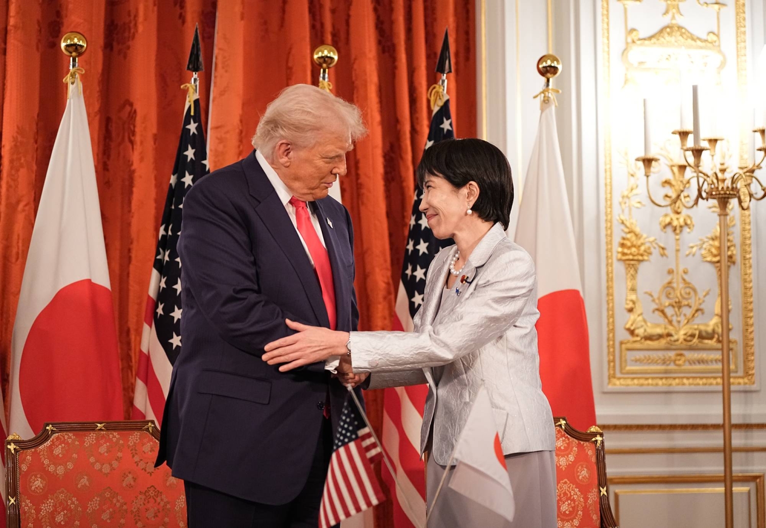 With Trump, flattery will get Takaichi everything