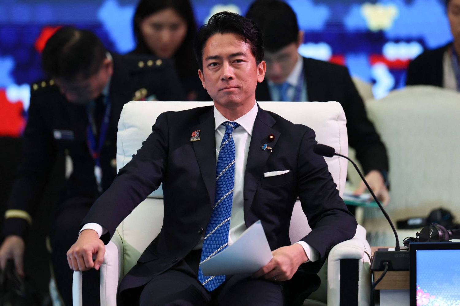 Koizumi builds ties with partners, voices concerns with China defense chief