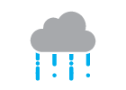 Mostly cloudy, a little rain in the p.m.