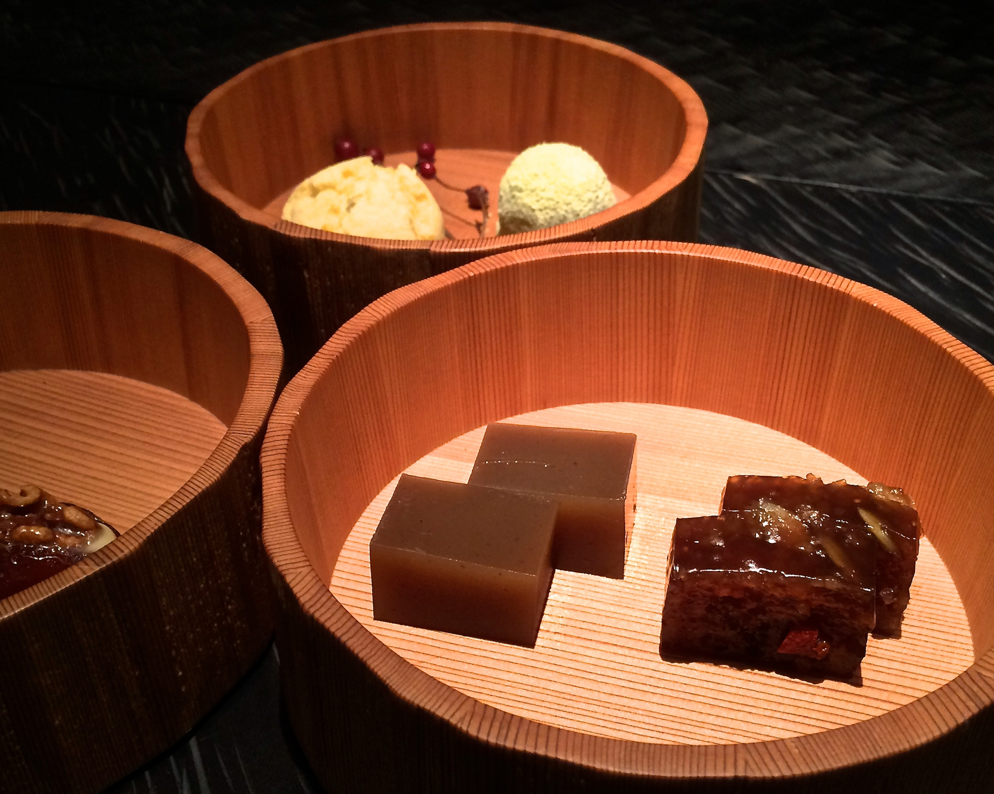 A selection of the scrumptious wagashi on the menu of Souen. | ROBBIE SWINNERTON