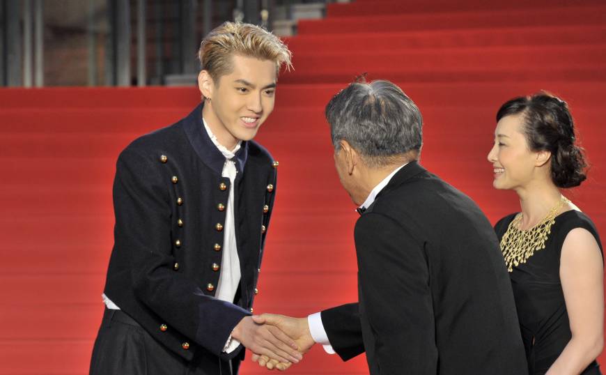 Chinese-Canadian singer/actor Kris Wu, who stars in 