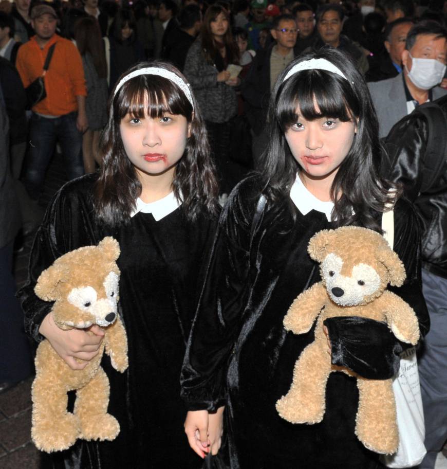 Stuff of nightmares  — from the  Halloween celebrations in Shibuya, Oct. 30. 