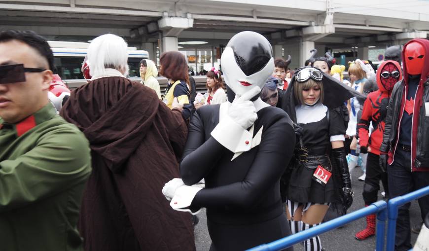 Strike a pose — Kawasaki Halloween Parade, Oct. 30. 