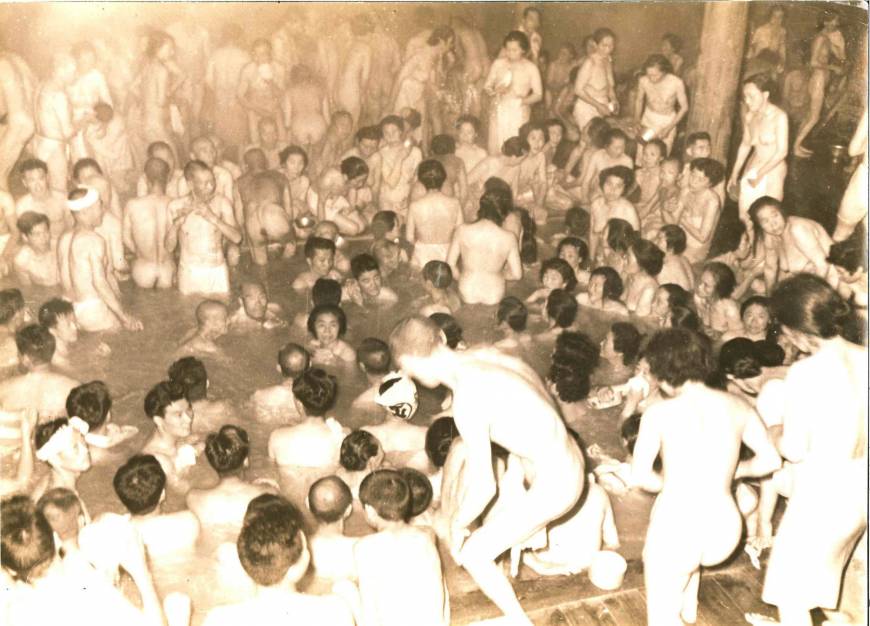 An undated archival photo of Sukayu Onsen