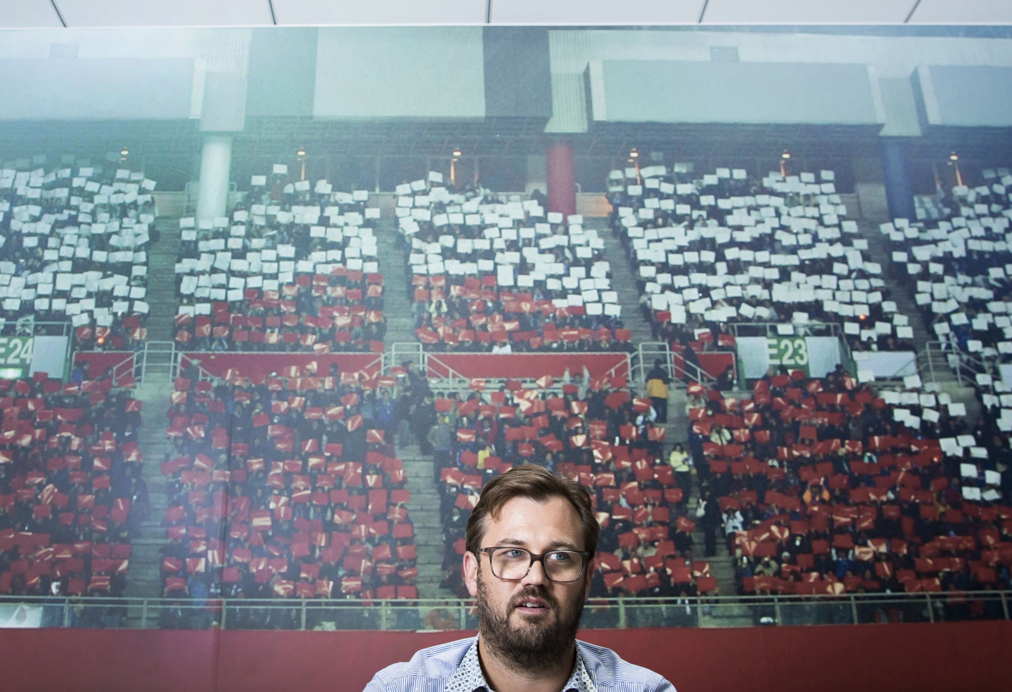 James Rushton, CEO of U.K.-owned sports streaming service DAZN, says Japan was an opportunity neglected by traditional pay TV. | BLOOMBERG