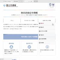 The Land, Infrastructure, Transport and Tourism Ministry has opened this new web portal for disaster information to prepare for the 2020 Olympics. | BLOOMBERG
