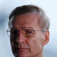 Vice Adm. Joseph Aucoin received his commission in 1980 and was designated a naval flight officer the next year. He served on a number of aircraft carriers as a pilot or commander and became the 7th Fleet\'s commander in September 2015. | REUTERS
