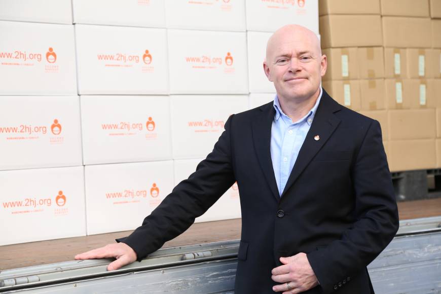 Call to action: Charles McJilton founded Second Harvest Japan in 2002.