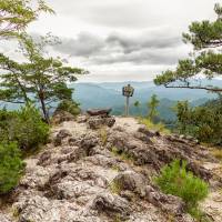 On high: Takauchiba, atop Mount Horaiji, was once a hawk-hunting site, and offers a commanding view of the surrounding topography. | ALON ADIKA