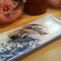 Perfectly balanced: Lightly pickled aji (horse mackerel) at Sushi Masa. | J.J. O\'DONOGHUE