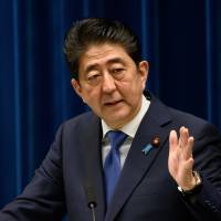 Prime Minister Shinzo Abe\'s government plans to hike the consumption tax in October 2019. | BLOOMBERG