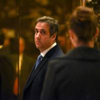 Michael Cohen, attorney for The Trump Organization, arrives at Trump Tower in New York City in January. | REUTERS