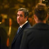 Michael Cohen, attorney for The Trump Organization, arrives at Trump Tower in New York City in January. | REUTERS