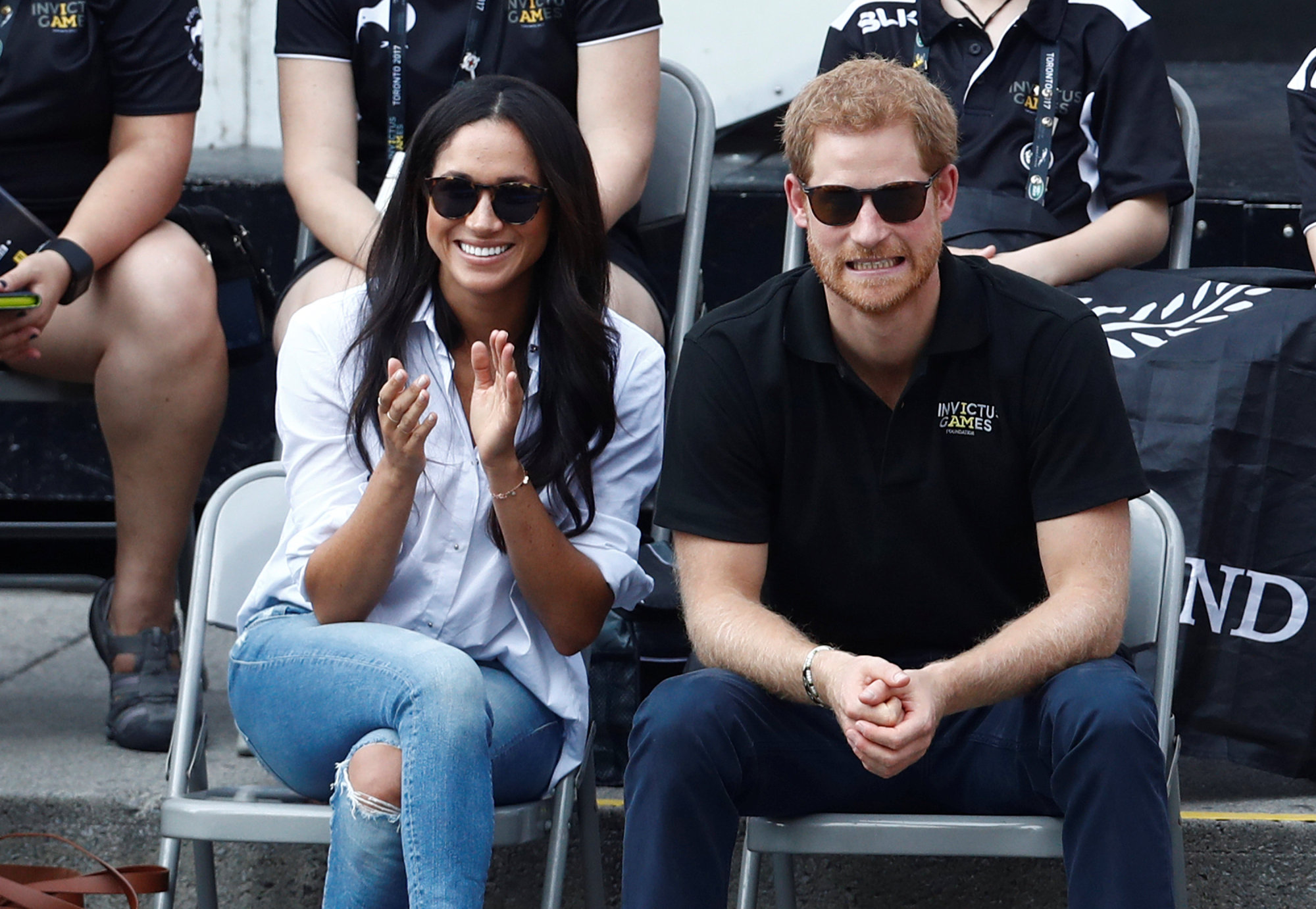 Prince Harry makes first formal public appearance with girlfriend, taking in Invictus Games