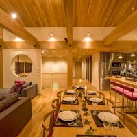 A luxury family chalet in Hirafu, Hokkaido, listed on the Airbnb site is one of many minpaku private lodgings offered in an area popular with tourists. | AIRBNB INC.