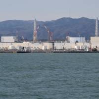 The Fukushima No. 1 nuclear power plant is shown on Feb. 22, 2016. A worker at the plant was found to have been exposed to a small amount of radiation during a routine safety check on Friday. | AFP-JIJI