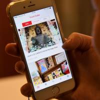 The Japan National Tourism Organization on Thursday launched a new smartphone app offering a wide range of information for foreign travelers. | SATOKO KAWASAKI