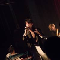 But don\'t call it jazz: Kento Nagatsuka takes the stage for a performance with Wonk during Tokyo Jazz Festival. Though the four-piece  played the festival, its sound doesn\'t strictly fall into the jazz category. | RYO ASAKURA