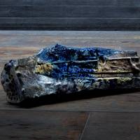 \"Deterrence V\" by Raku Kichizaemon (2017) | PHOTO BY MIYAJIMA KEI, &#169; AOYAMA SATORU, COURTESY MIZUMA ART GALLERY